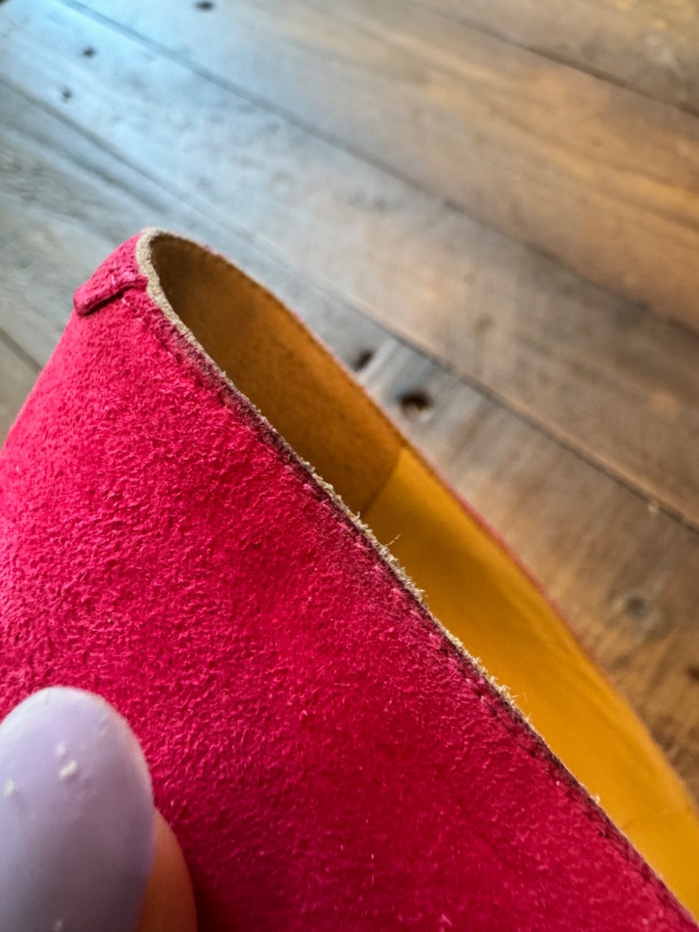 Jimmy Choo Fuchsia Suede Anouk 38.5 - Picture 4 of 8